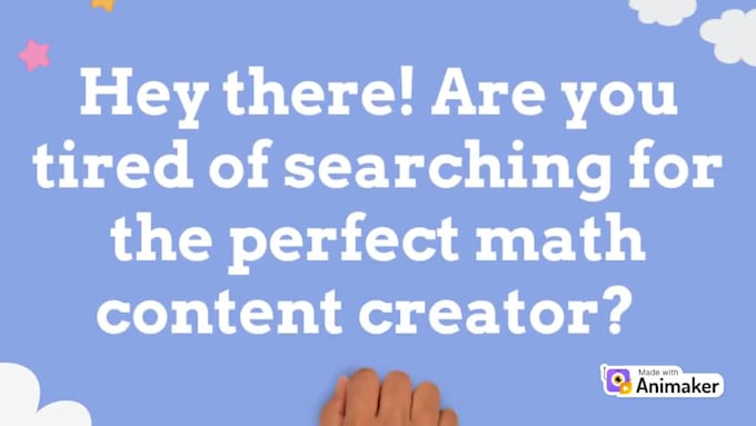 create maths learning videos