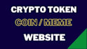 create a responsive crypto token, coin or meme website