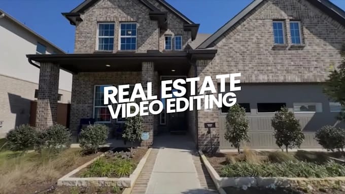 do professional realestate video editing