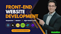 build a responsive react or next js website with modern design