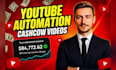 create faceless youtube automation videos with script, voice over and editing