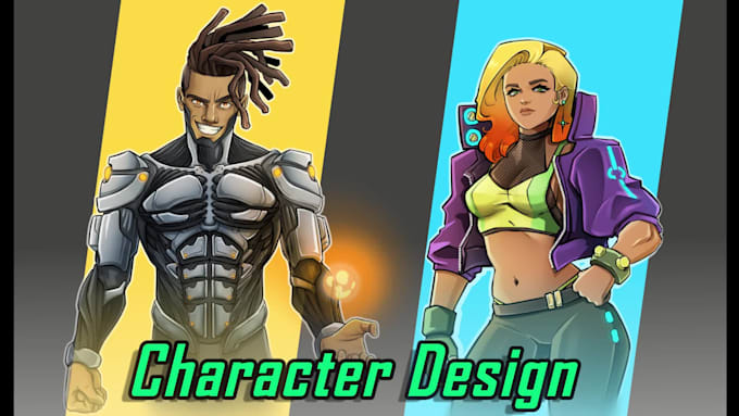 draw and design an original character for you