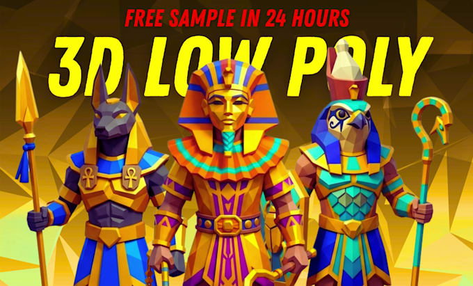 create a low poly 3d character model for games, rigging, and animation