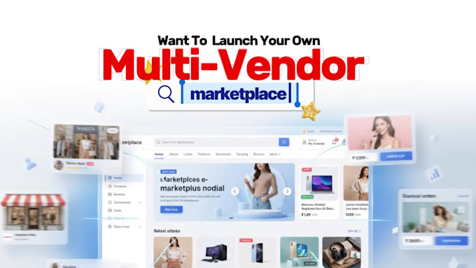 develop multi vendor ecommerce marketplace website using laravel php script