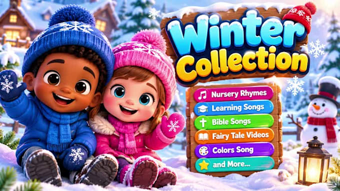 do kids learning and nursery rhymes videos for your channel