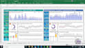 do professional excel dashboard with graphical visualization