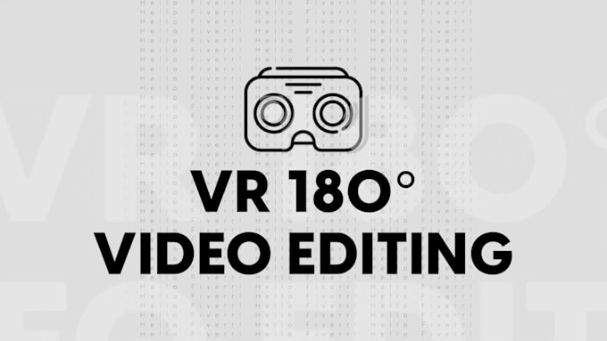 edit your VR 180 stereoscopic, professionally