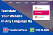 translate wordpress by polylang , translatepress pro plugin