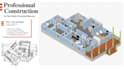 do interior,exterior 3d floorplan cad architecture rendering