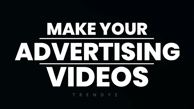 do commercial brand video advert for your business