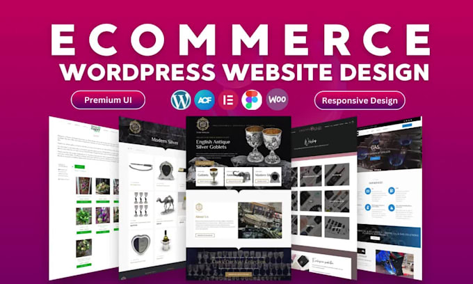 build ecommerce website online store using woocommerce, wordpress, elementor