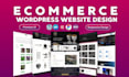 build ecommerce website online store using woocommerce, wordpress, elementor