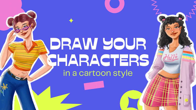 draw self, couple, group portrait in my cartoon style