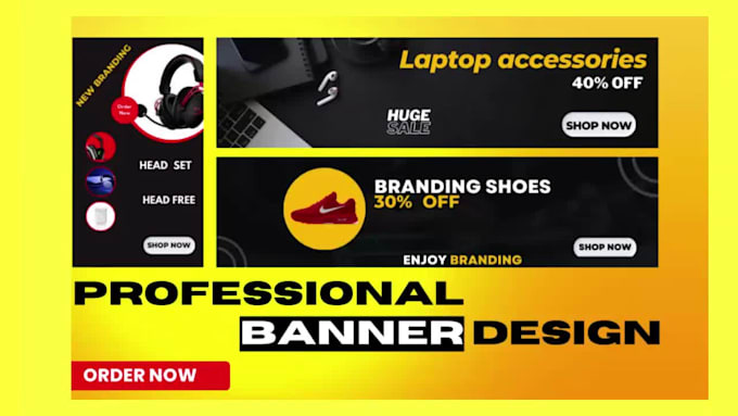 Design eye catching shopify store banner, layout design by ...