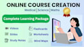 design elearning course materials