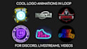 make transparent 3d GIF for discord pfp, twitch pfp, logo animation
