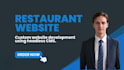 create a restaurant website with online booking
