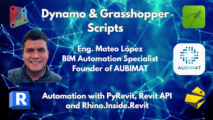 develop dynamo, grasshopper and pyrevit for revit automation