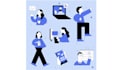 illustrate anything in a vector style