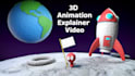 create modern 3d animation explainer video