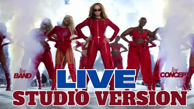 remix your song into a live studio performance or award show version