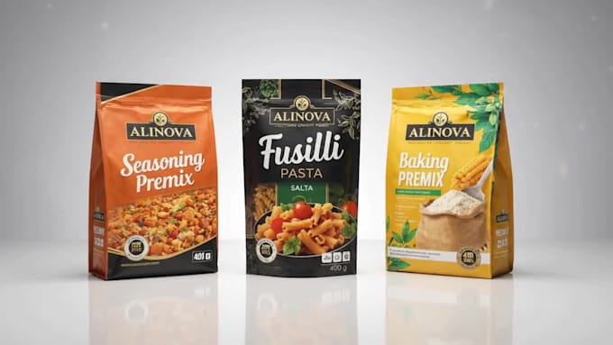do product packaging design, pouch design and bag design