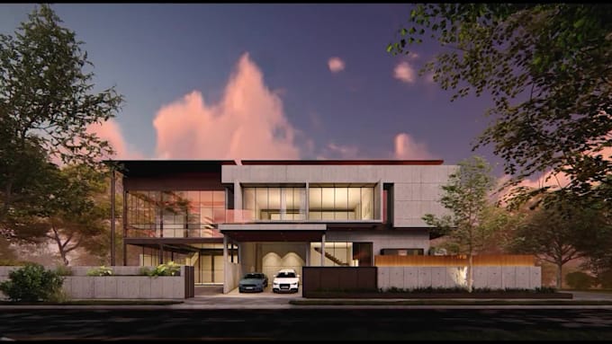 3d architectural render 3d exterior design 3dinterior design rendering animation
