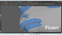 do a high poly retopology 3d model and uv unwrapping
