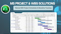 create gantt chart and project plan in ms project