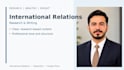 do international relations, politics, strategic studies