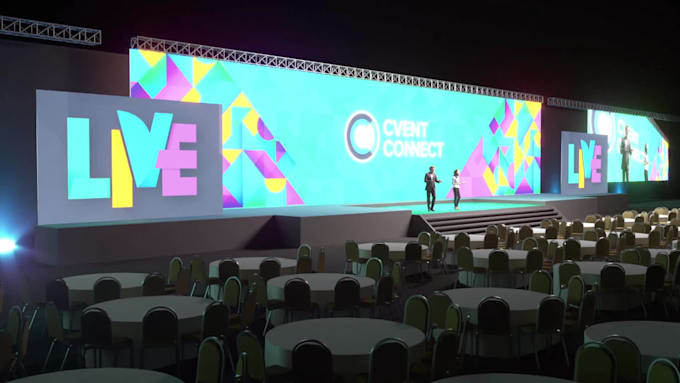 create amazing 3d event designs