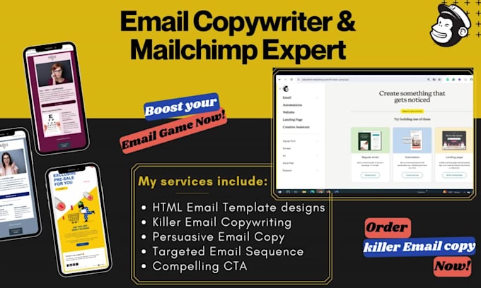 do sale email copy, and email sequence with email copywriting