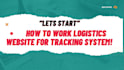 build a logistics website, cargo, trucking, and transport website