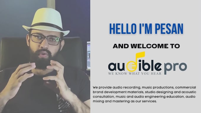 design your studio, and consult in room acoustic treatment