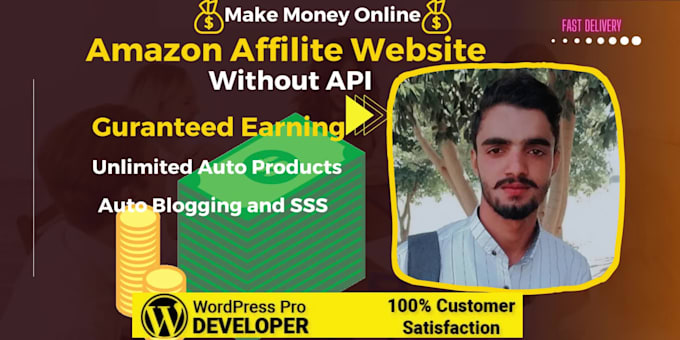 built amazon affiliate autopilot website for passive income
