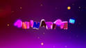 3d  logo rotating and text rotating animation perfect loop