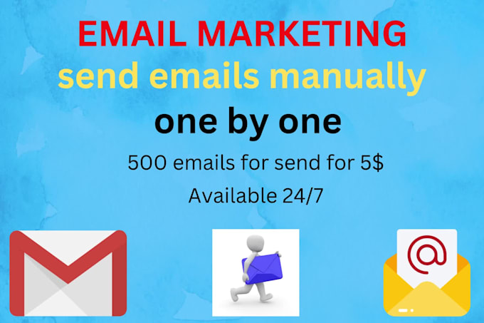 send emails manually one by one with email marketing
