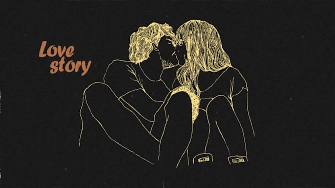 create hand drawn animated lyric video