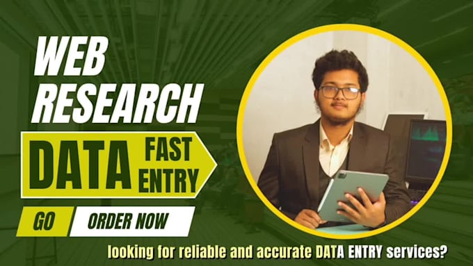 do accurate web research and lead generation job