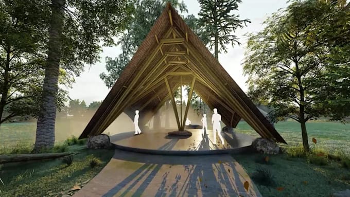do bamboo 3d modelling and architectural renderings