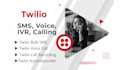 create twilio and plivo voice and SMS broadcasting application for you