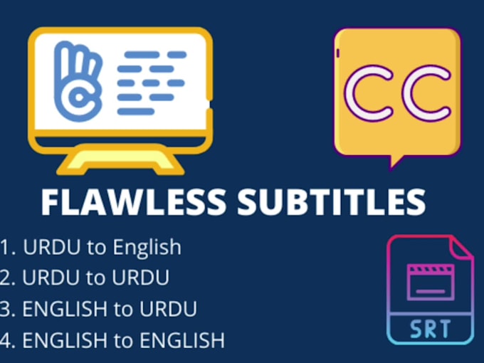 write english or urdu subtitles for your english or urdu youtube videos