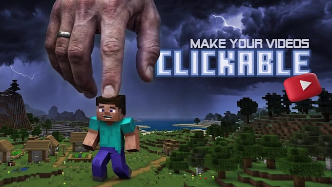 design premium minecraft and roblox thumbnails