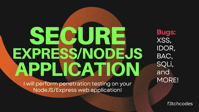 do penetration testing for your website security and find vulnerabilities