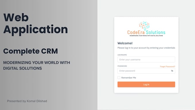develop a custom laravel CRM or admin panel for your business