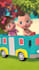create stunning 3d animation for kids, poems, 3d cartoons, nursery rhyme