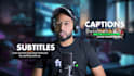 add subtitles, captions, srt, transcribe and edit video