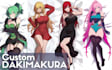 draw custom dakimakura body pillow for your oc, anime character, vtuber