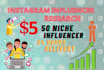 search for niche based instagram influencer