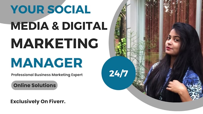 be your digital marketing manager and content creator